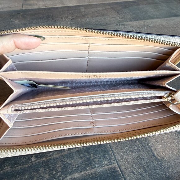 NWOT Kate Spade Zip Wallet - Devin Zip Around - Retired Cactus Design - Picture 3 of 8